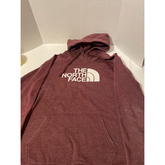 The North Face Tops - The North Face Womens Half Dome Logo Hoodie Burgundy Maroon Size M Pullover